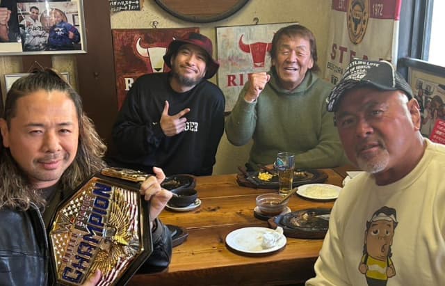 元レスラーの長州力、TOKIO長瀬に「顔髭の風貌が最高に似合ってますよ」と言いつつ他にも顎ヒゲが…