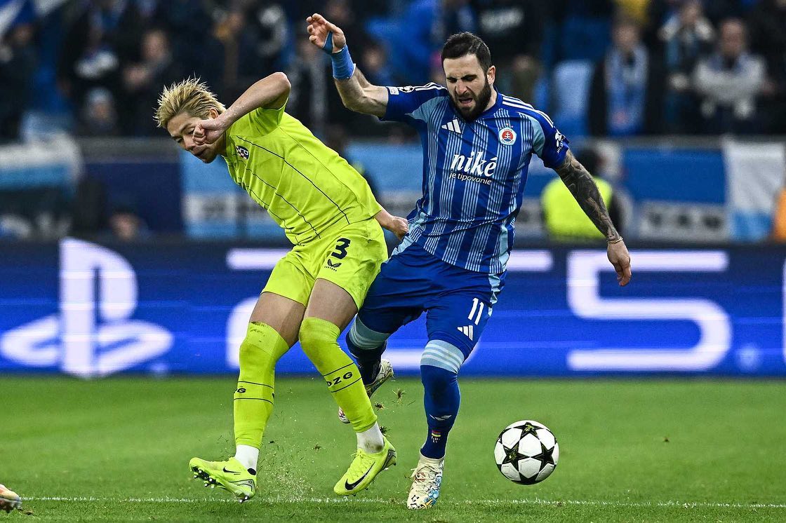 ディナモ・ザグレブ荻原拓也が好守で大活躍！チームはスロバキア王者に完勝