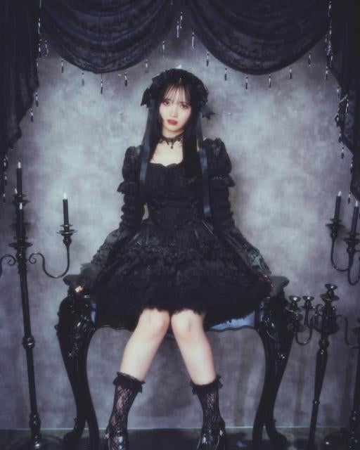 黒ロリータに身を包む真鍋凪咲、生誕ビジュアル公開