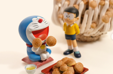 「どら焼きだと思ったら…！？」田中達也が“しめじ”で魅せたエイプリル風アートが話題に