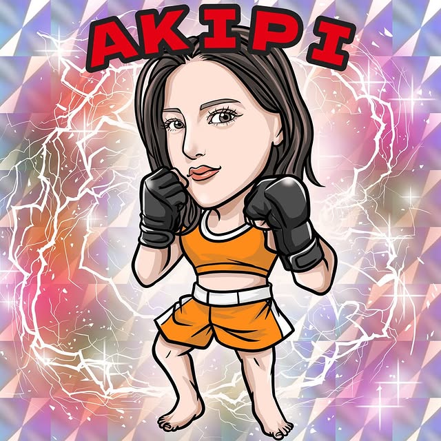 元RIZINガール格闘家・あきぴ、カッコ良すぎる似顔絵イラスト公開！「会場に来てくれた方にシールでプレゼント」