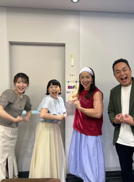 「みんなで、気合だー」浜口京子が静岡第一テレビに生出演！みんなで気合いだー！