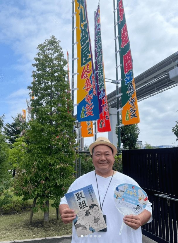 「豊ノ島関、大相撲立川立飛場所を観戦！初の観戦側体験を報告」