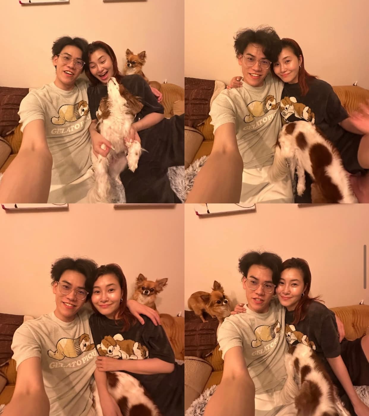 村上佳菜子、イケメン夫とお揃コーデ＆ラブラブ顔寄せ2ショット大公開！「めっちゃラブラブ！微笑ましい」