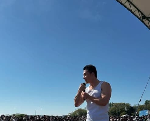 なかやまきんに君が佐久市のイベントに参加！子供たちの元気な「パワー！」を投稿