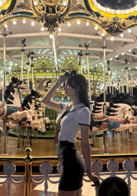 「スタイル良すぎでしょ、、」フォロワー27万激カワコスプレイヤーの美クビレ際立つミニスカ韓国制服ショットにファン悶絶！？