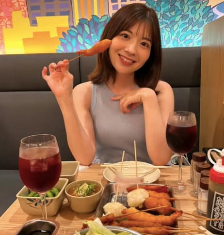 「食い倒れてきました」佐藤真知子アナ、大阪の地でグルメを堪能！