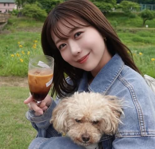 「もなと一緒に」篠崎彩奈が愛犬のまったりショットを投稿