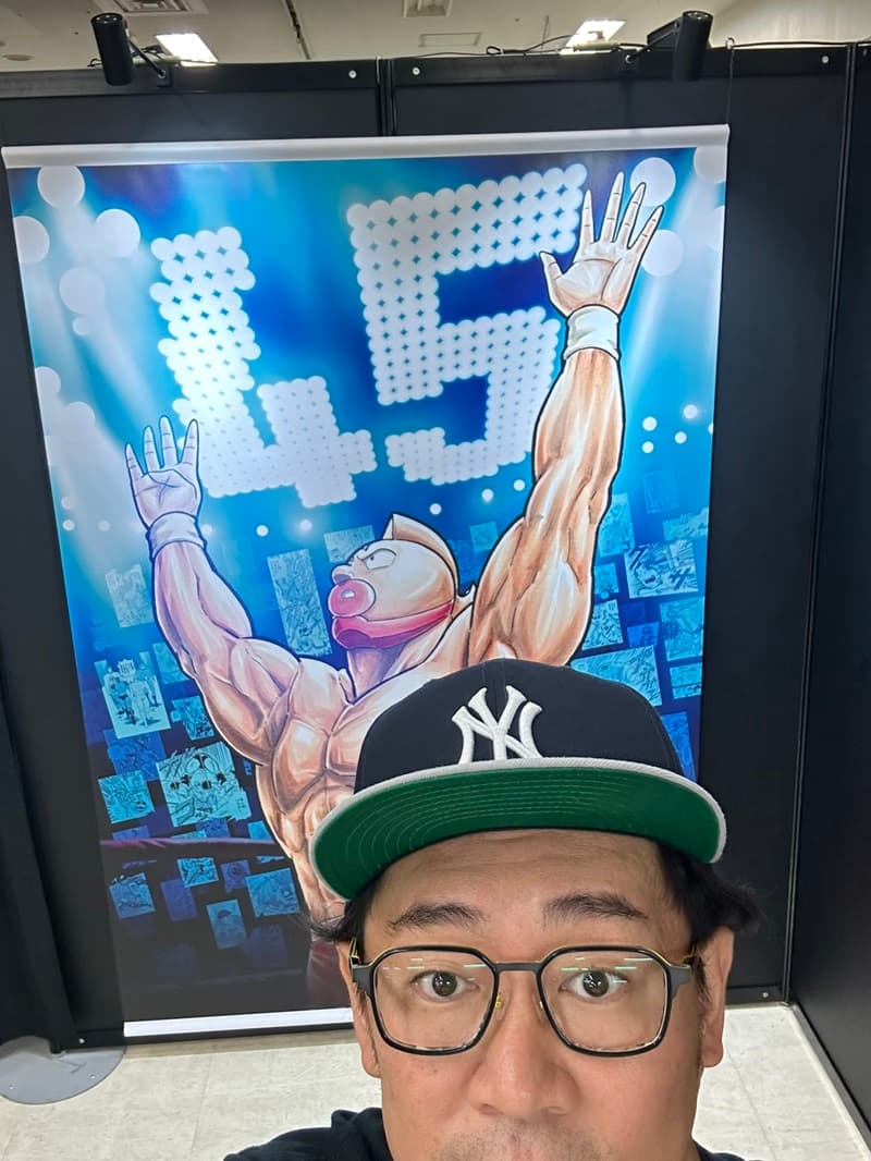 ビビる大木がキン肉マン原画展へ！