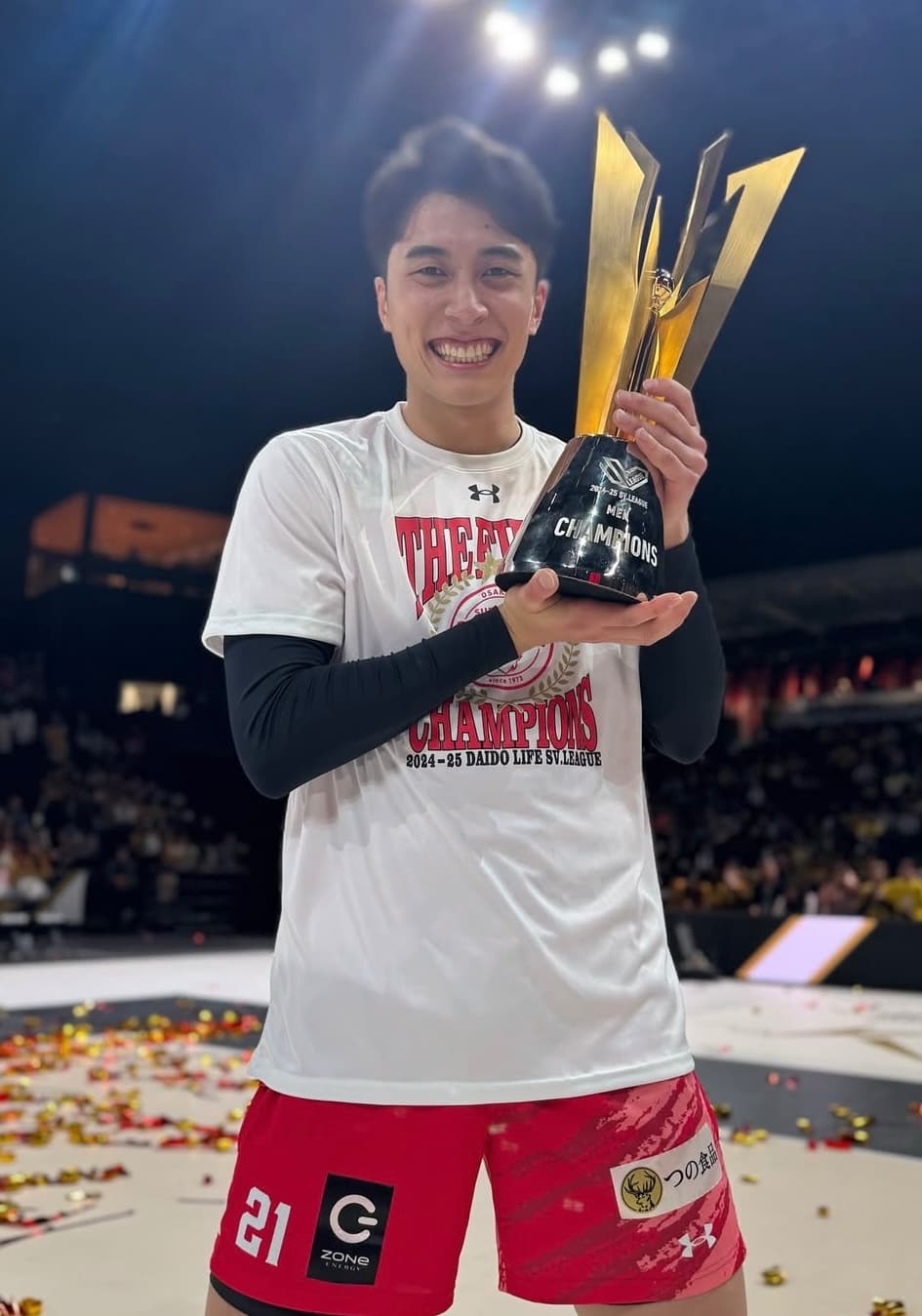 髙橋塁、弟・髙橋藍のMVPを祝福！「兄弟揃っての夢叶って最高ですね！」