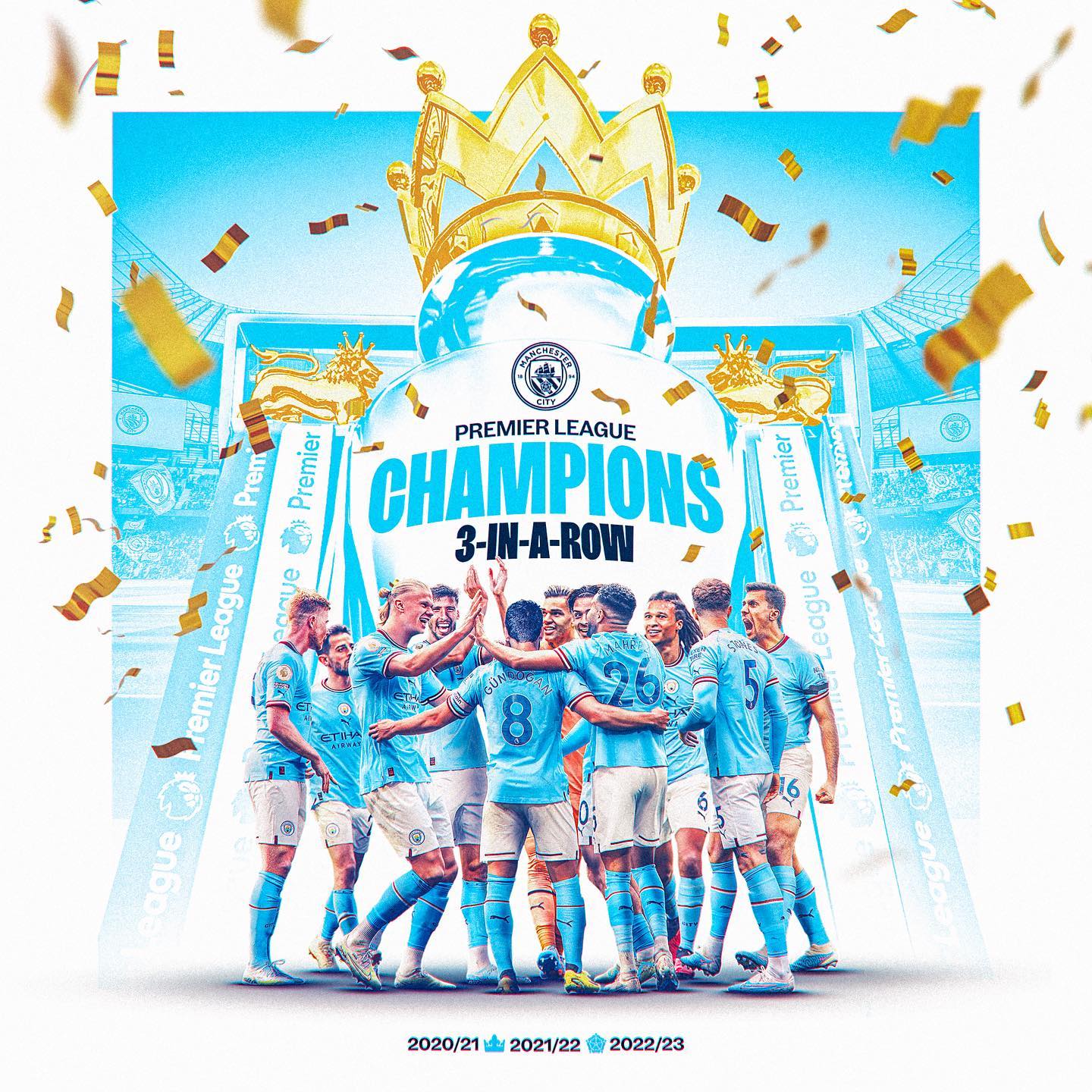 ⚽️マンチェスターシティが今季プレミアリーグ王者に🏆