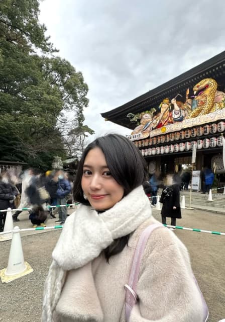 元アイドル・浅野杏奈が遅めの初詣ショットを公開