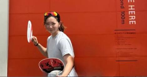 美女陸上選手、日本勢初の記録が由来の