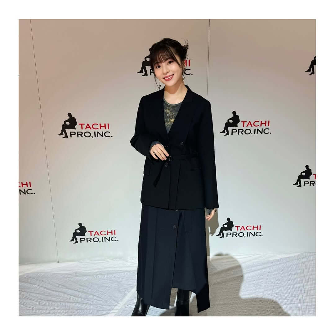 女優・竹内夢、舘プロ新年会に参加！