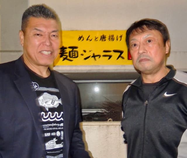 元プロレスラーの川田利明、自身が経営するラーメン店にかつてのライバル小川直也が来店！