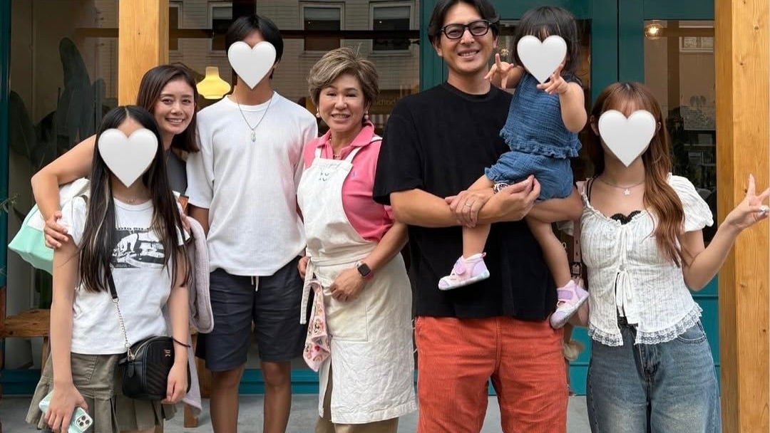 岩隈久志、家族全員揃って笑顔でパシャリ！長男や次女のベビーシャワーもやっていただいた懐かしの場所