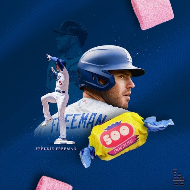 ドジャース・フリーマンが通算500二塁打を達成！