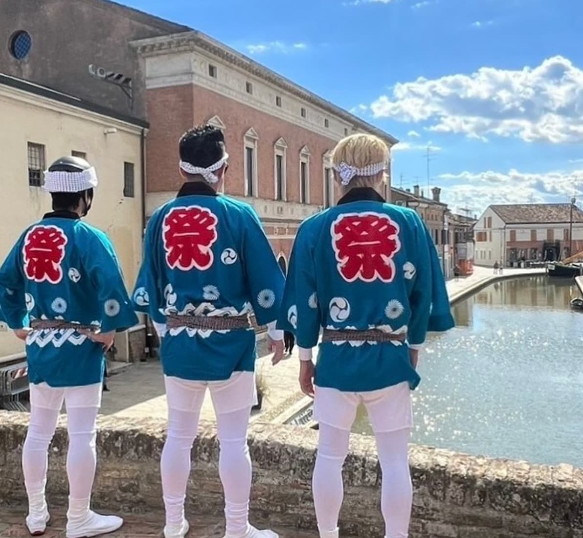 宮川大輔　念願の3人祭り！内村光良、手越祐也との祭に臨む後ろ姿inイタリア【イッテQ！】