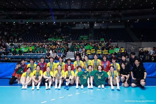 北國ハニービー石川・對馬おとめ、リーグ最終戦を笑顔で締めくくり「シーズン終了の報告」