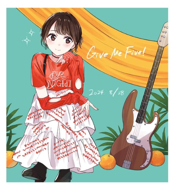 声優・鬼頭明里　Give Me Five!発売お祝いイラストに歓喜！