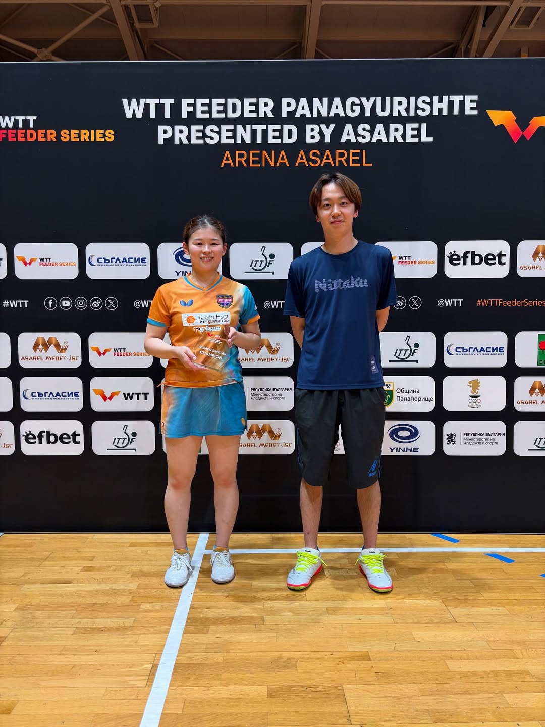 卓球・木村香純がWTTで初優勝を報告「次はTリーグ切り替えて頑張ります」