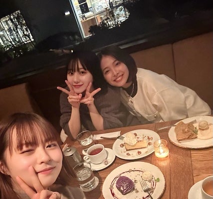 「皆可愛すぎ、、、」HKT48出身人気グラビアアイドル　豪華すぎるメンバーでの食事会の様子を公開！