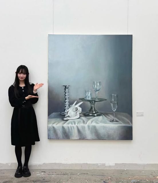 現役美大生女優・水瀬紗彩耶「学内卒業製作展」来場者に感謝のコメント！