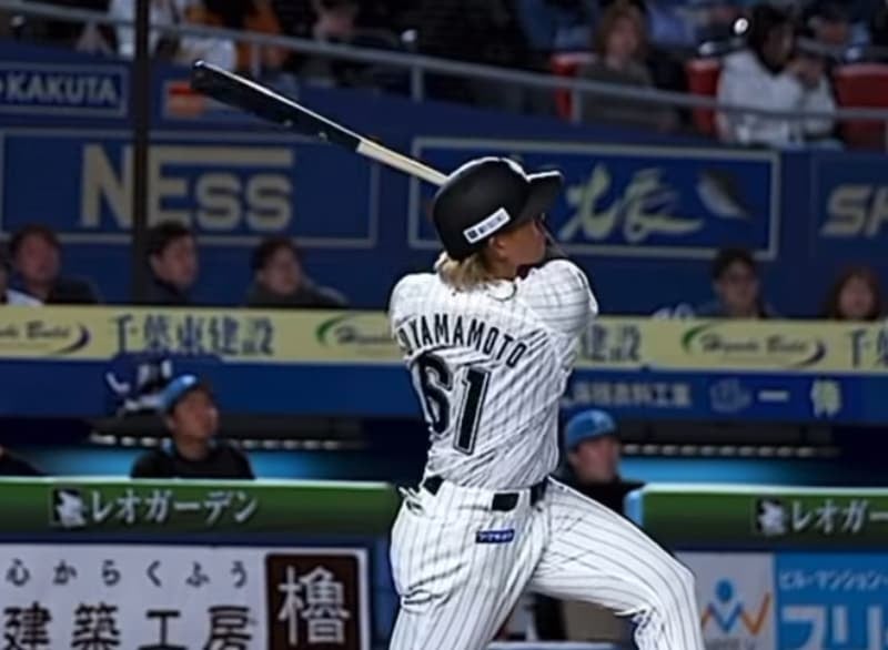 ロッテ・山本大斗　プロ初HRを記録！育成出身5年目が覚醒なるか