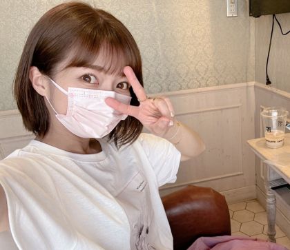 辻希美さんがヘアカラーでイメチェン💕「やっぱりボブ似合う😍」