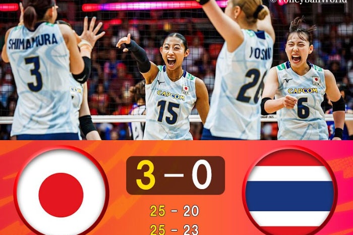 世界バレー女子、日本がタイにストレート勝ち！準々決勝進出