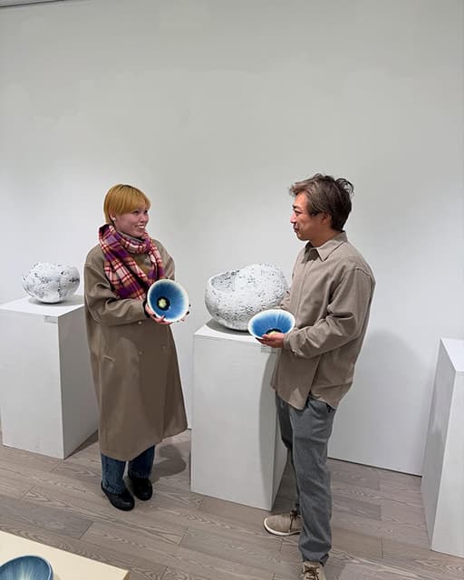 元尼神インター誠子「みなさんもぜひ目と心で見てほしいです」陶芸家・和田山真央の作品を絶賛！