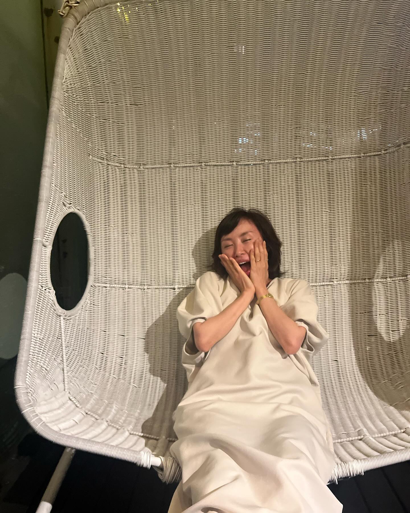 山口もえ、次女が撮影したよっぱらいショットが「幸せそう」