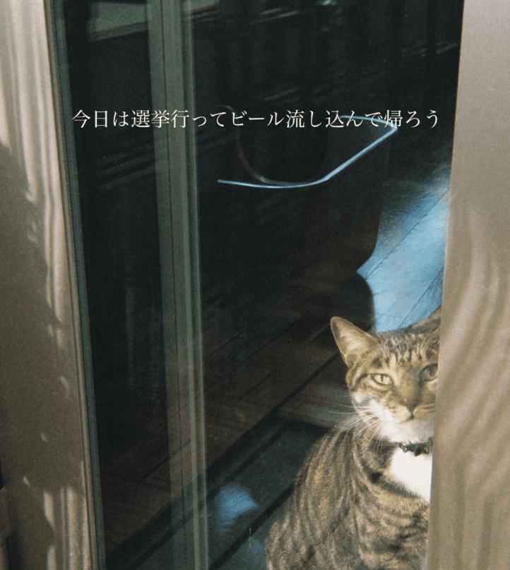 人気アーティストが都知事選に「ビール流し込んで帰ろう」