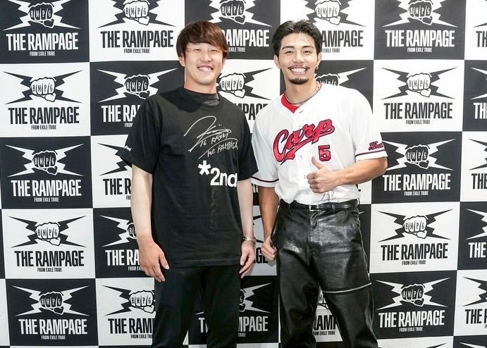 広島カープ・小園海斗　THE RAMPAGEのライブに感動！武知海青との豪華2ショット