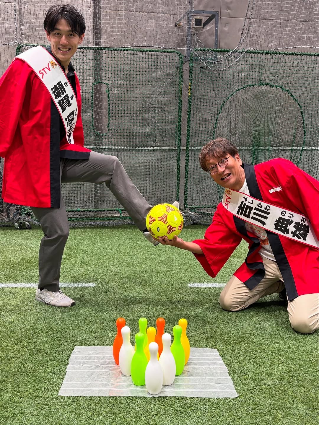 STVアナウンサー・瀬賀凜太郎、大ほっかいどう祭初日は〇〇アナと「KICK OFF HOKKAIDOブース」でツーショット！