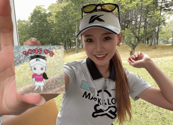 「可愛いステッカー」美女ゴルファー、マイステッカーの爆誕！チャーミングなイラストにファンエキサイト「やばっ！欲しいっ」