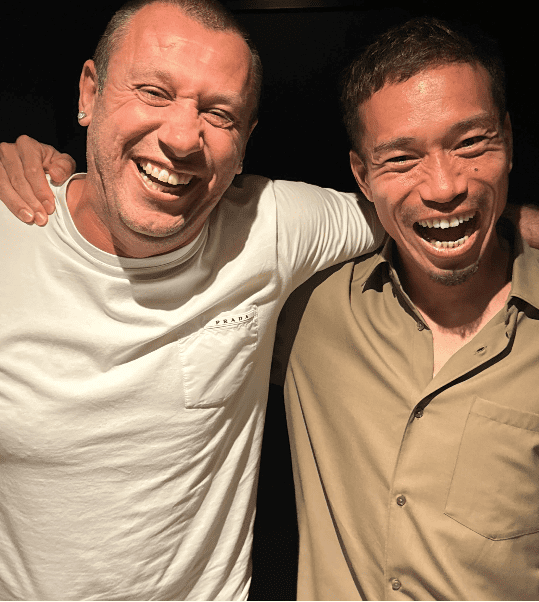 「まるでカップル」元イタリア代表FWが長友とついに再会!!
