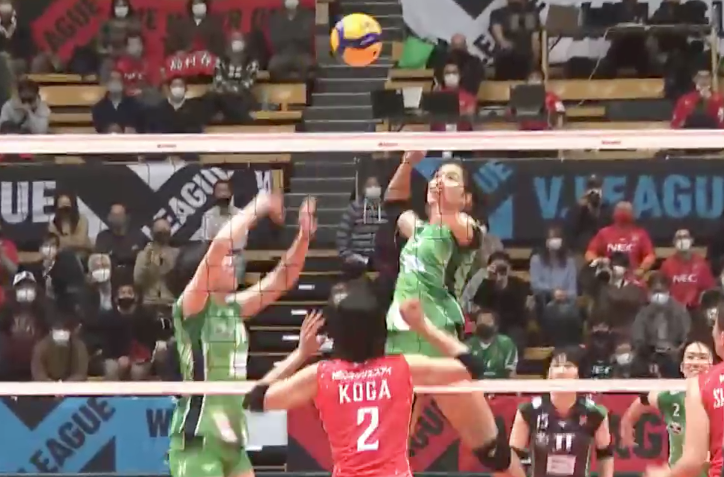 Ｖリーグ女子　JTマーヴェラス vs. NECレッドロケッツ2021/2/20【ハイライト】