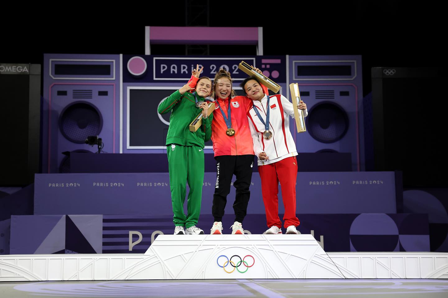 ブレイキン女子、AMIが金メダル獲得でオリンピック初代女王に！歴史に残る勝利飾る