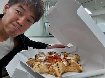 武井壮が楽屋で食べるピザを大公開！