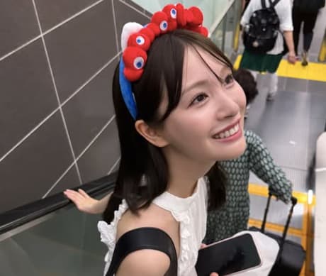 中川紅葉が大阪関西万博に来場したことを報告！ミャクミャクカチューシャ姿にファンメロメロ