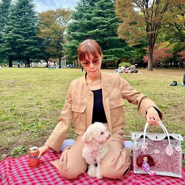 「少し前、秋を感じに」テレ朝・三谷紬アナ、愛犬