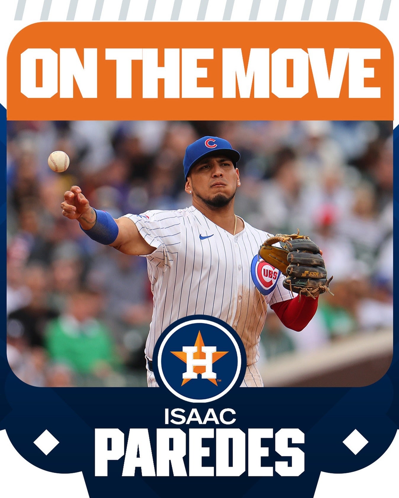 メキシコ代表で日本との死闘を演じた三塁手、アイザック・パレデスがアストロズへトレード移籍