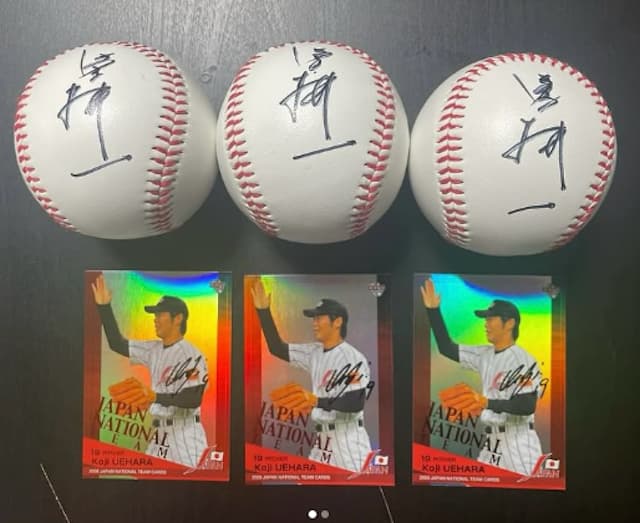 上原浩治　雑談魂からのプレゼント！ジャイアンツ往年のイケメン盗塁王のサインボール！