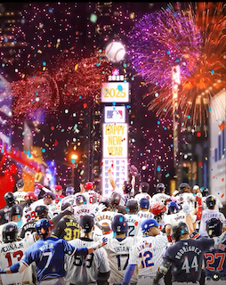 MLB公式「Happy New Year」全30球団のスター選手が勢揃い！