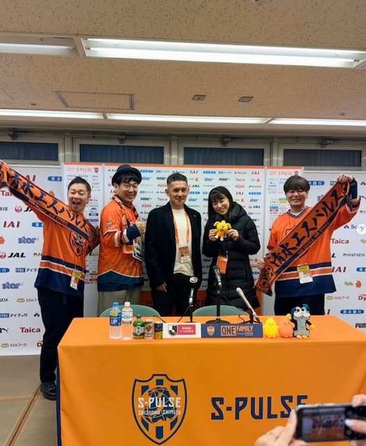 「嬉しい報告を沢山聴けますように」ペナルティヒデが清水エスパルスを応援