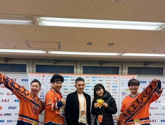 「嬉しい報告を沢山聴けますように」ペナルティヒデが清水エスパルスを応援