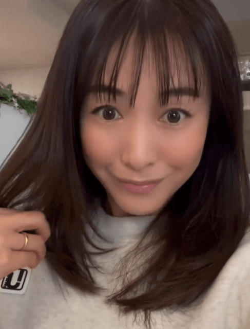 「今年最初の美容院へ」杉崎美香、