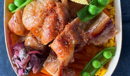 滝沢眞規子、彩り豊かな「鶏の照り焼き弁当」に絶賛の声「愛と栄養がぎっしり詰まってる！」