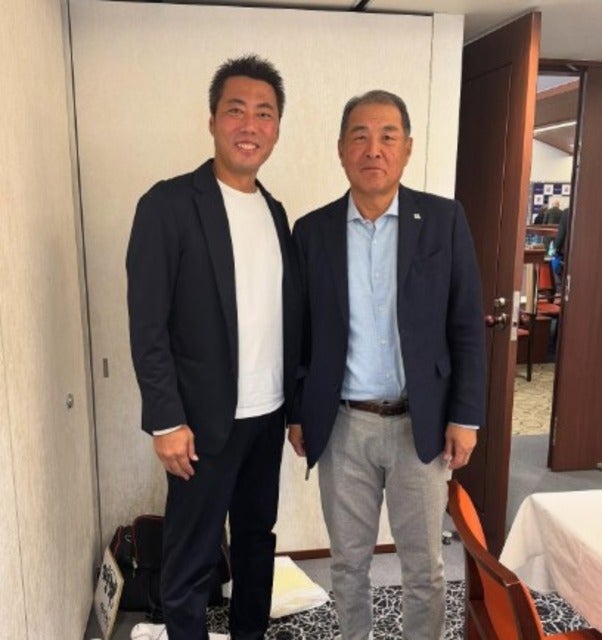 上原浩治がチャリティーゴルフで尊敬する先輩の〇〇に会う！